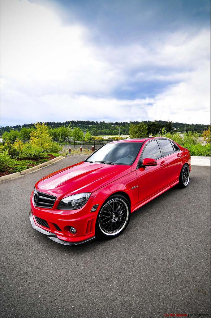 Mercedes AMG C63 Red Fever