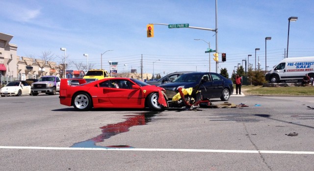 F40 Crash