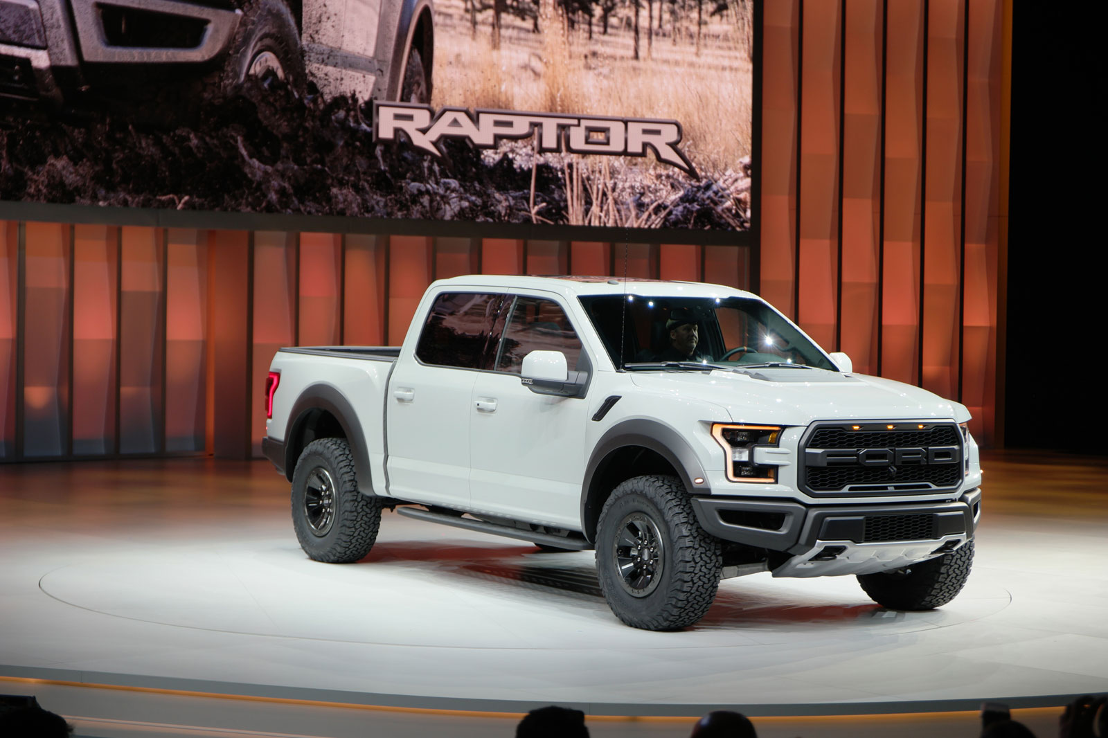 Ford Raptor 2016 серый
